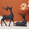 Christmas Decoration Modern Minimalist Deer Ornament Living Room TV Wine Cabinet Decoration Home Creative Resin Crafts