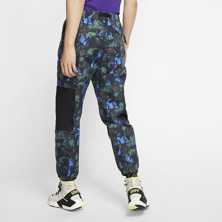 Nike ACG Trail Camo Large Pocket Tapered Cargo Pants Men Bottoms Camo-Blue CI0454-010