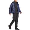 Reebok Colorblock Kapuzenjacke Bequem Warm Sportlich Lässig Daunenjacke Herrenjacke Blau FU1689