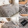 Solid Color Nap Blanket Breathable Sofa Blanket Bedding Textiles Cover Blanket  Dormitory