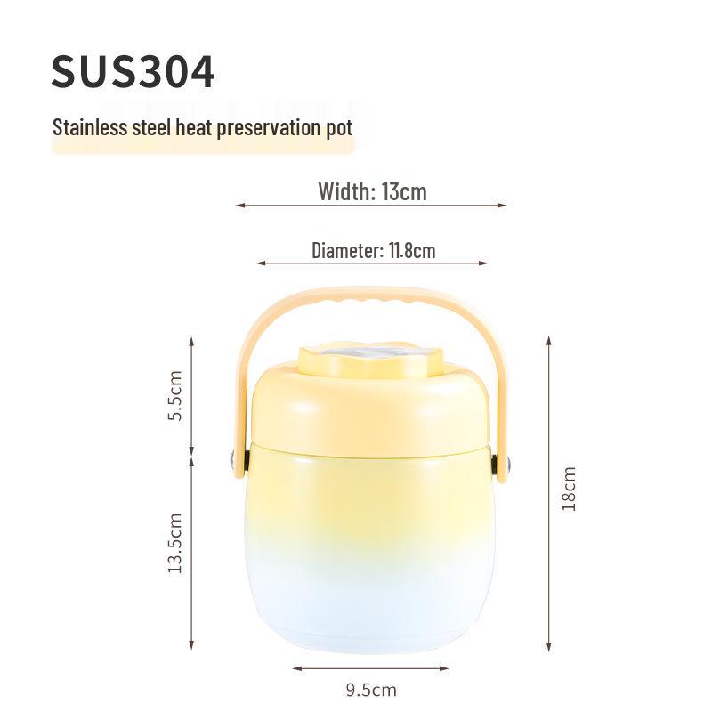 Multi-Layer Insulated Stainless Steel Bento Lunch Box