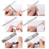 18pcs Nail Clippers Set Stainless Travel Beauty Kit With Leather Case - Pjun
