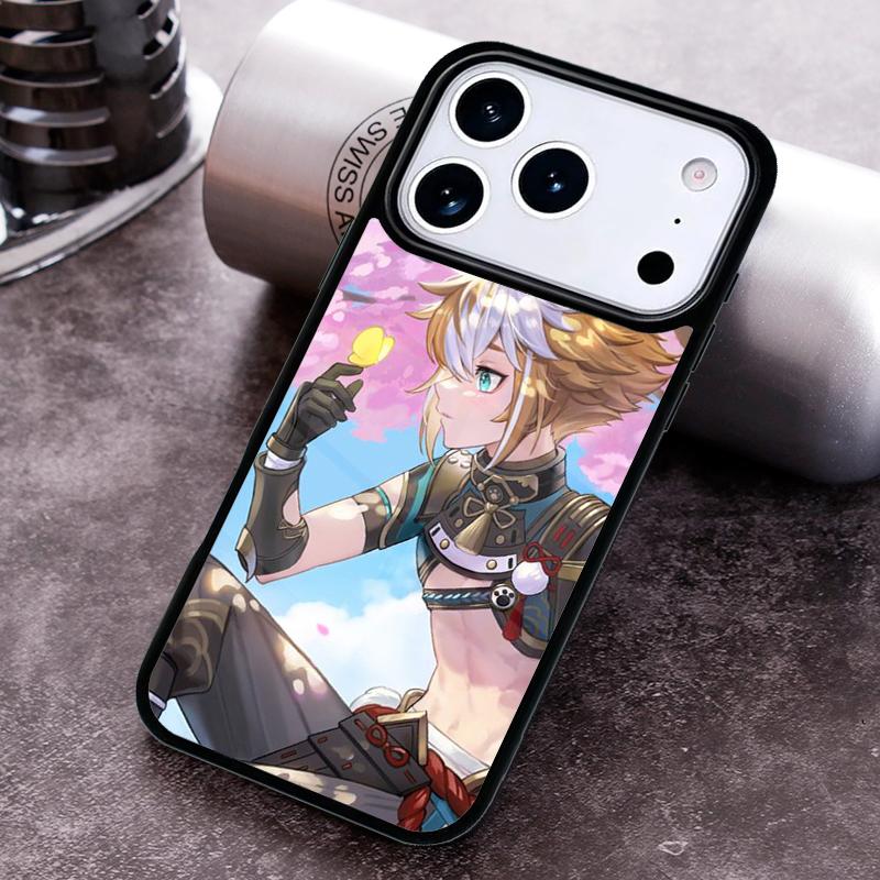 Genshin Impact Gorou Phone Case for iPhone 17 16 15 Pro Max Air 14 13 12 11 Plus Shockproof Cover
