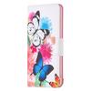 For Samsung Galaxy A24 4G (162.1 x 77.6 x 8.3mm) Pattern Printing Anti-drop Phone Case PU Leather Wallet Stand Cover