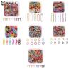 1Box DIY Jewelry Accessories Connecting Buckle Set Colored Lobster Clasp Small Screw Eye Pins For DIY Jewelry Making