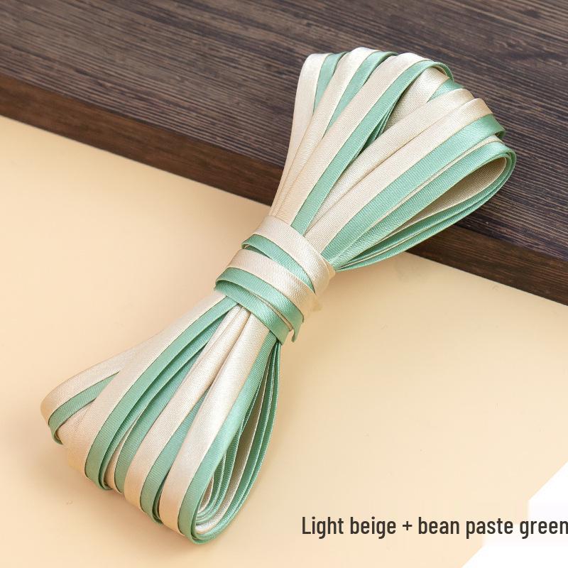 Hengmeihe Cheongsam Saténové lemování - 1 cm Pásky lemování v barvě pro oděvní doplňky