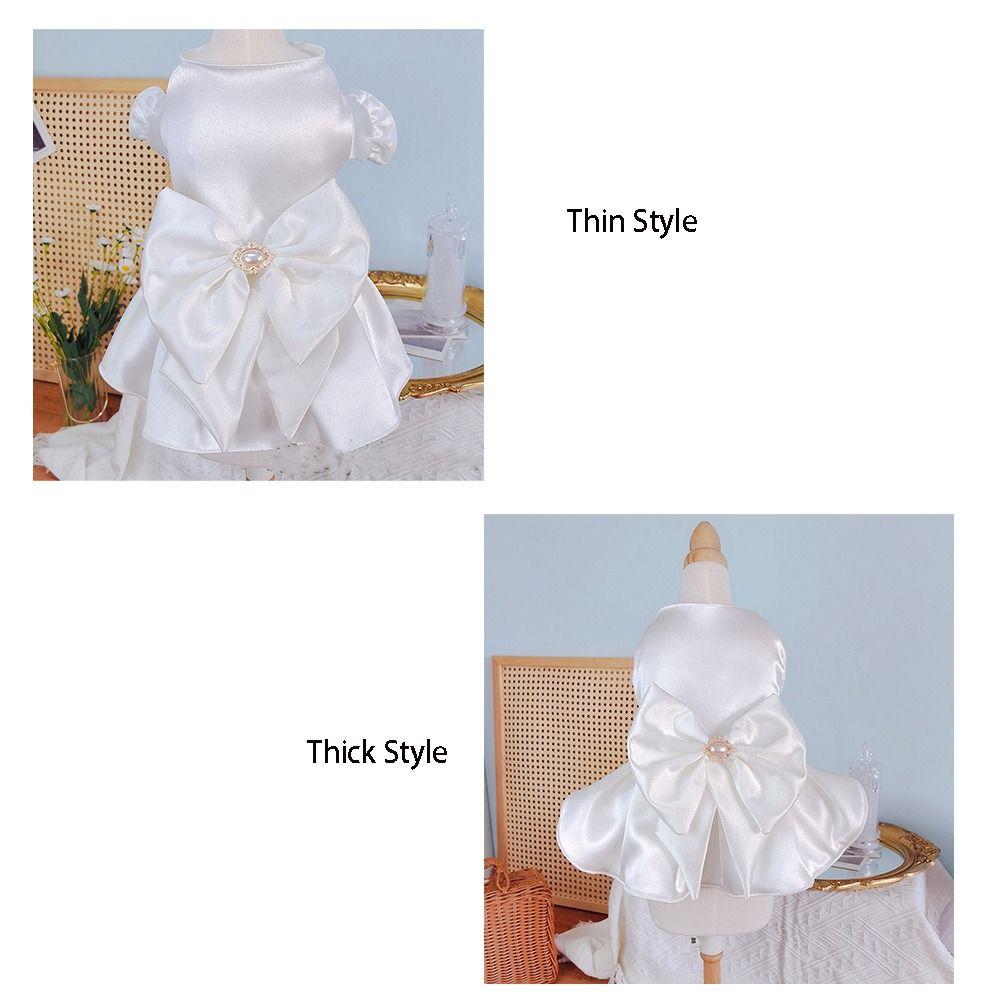 Fashion Pet Clothes Cute Cat Princess Skirt Comfortable Dog Wedding Dress  Spring Summer Autumn