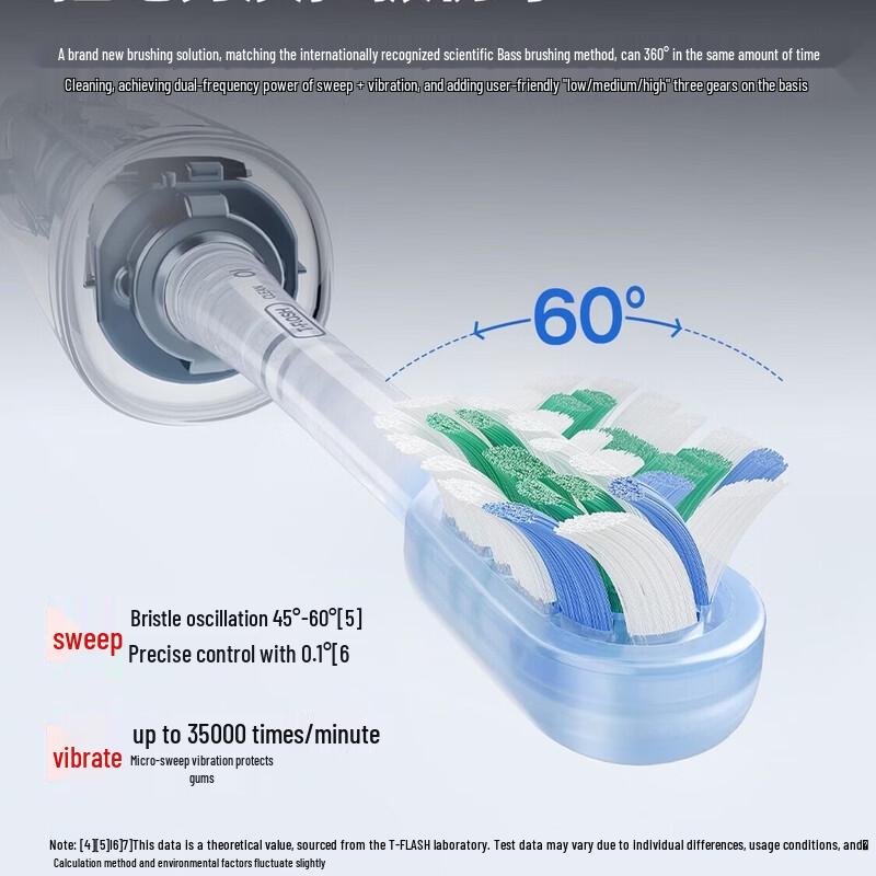 T-FLASH U2pro Sterilizing Sonic Electric Toothbrush CN Plug (adapter Included)