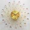 Trendy European Iron Art Living Room Wall Clock: Stylish Home Quartz Timepiece