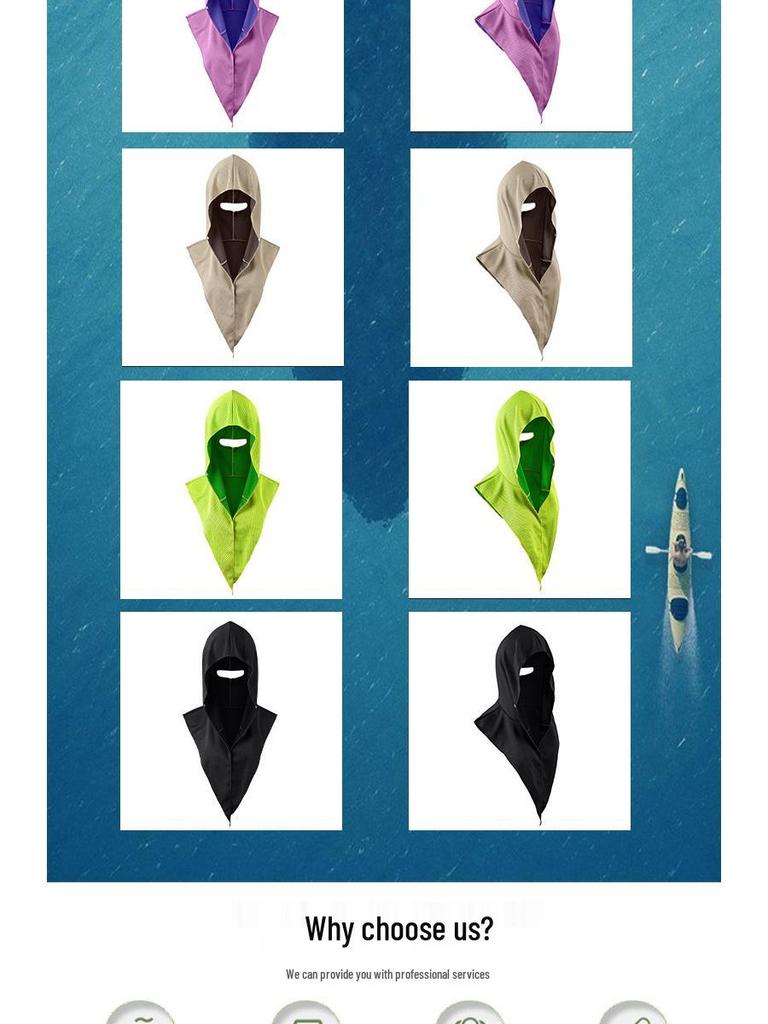 Quick-Dry Hooded Sun Protection Shawl for Hair-Exposed Activities