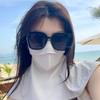 Women Face Neck Integrated Sun Protection Mask UPF50+, Cool Ice Silk Anti Ultraviolet Face Gaiter