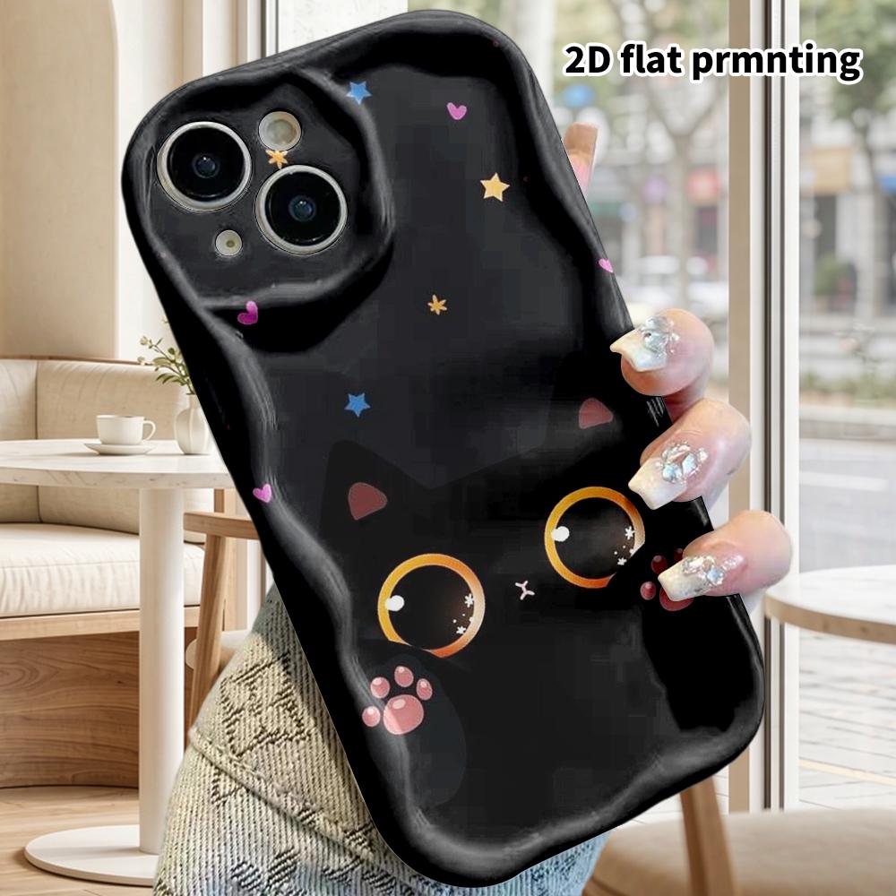 Phone Case: 2D Flat Design Suitable for iPhone 18 17 16 15 14 13 Pro Film Protective Case, Couple Style, Simple and Cute, Christmas and Halloween Gift