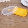 500ml Silicone Collapsible Portable Lunchbox Bowl Folding Food Storage Container Yellow