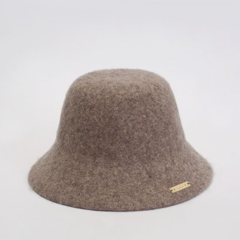 

LALA Wool Knit Classic Hat - Beige FREE