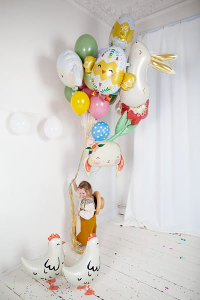 Partydeco Balon Foliowy Owieczka 87X57 5 Cm Mix