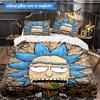 Space Adventure Rick 3pcs K-pop Music Group Bedding set,Ideal for Bedroom, Dormitory,Including Duvet Cover And 2pcs Pillowcases,Fan Gifts