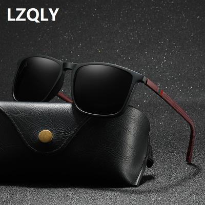 Luxury Square Vintage Polarized Sunglasses For Men Women Fashion Travel Driving  Sun Glasses Male TR90 Eyewear UV400