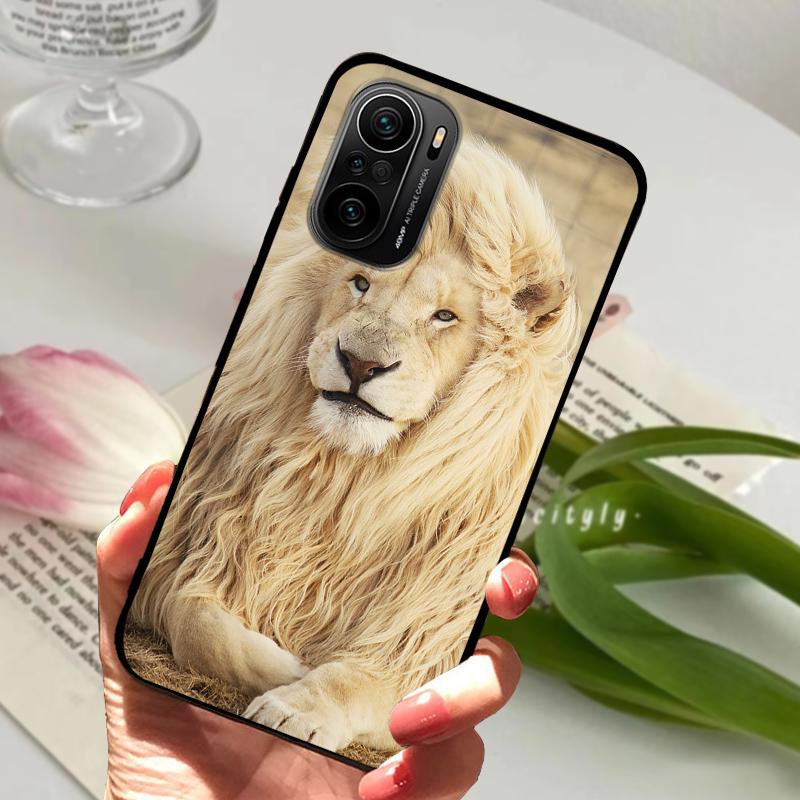 For Redmi K40 5G Case K40 Pro Cute Animals Matte Silicone TPU Soft Phone Cover For Xiaomi Mi 11i Fundas Poco F3 Coque Bumper