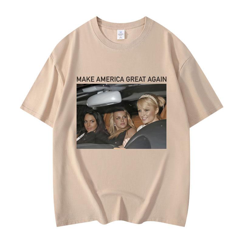 

Funny Make America Great Again Meme Graphic T Shirts Fashion Aesthetic Short Sleeve Tshirts Unisex Casual Loose Tshirt 3XL