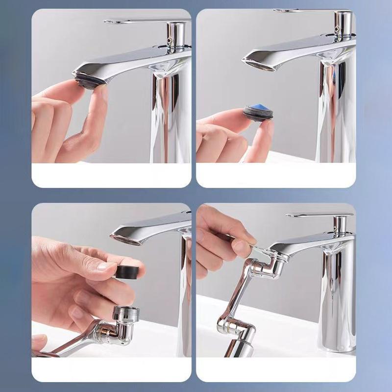 Uniwersalny obrotowy przedłużacz napowietrzacza do kranu Filtr przeciwbryzgowy z tworzywa sztucznego Bateria kuchenna Bateria umywalkowa Dysza bąbelkowa Ramię robota