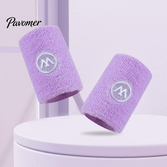 Sweatbands 1 Set Sports Sweat Bands Sweat-absorbing Quick-drying High Elastic Nylon Cloth Wrist Running Wristband Guards Protection Super Soft