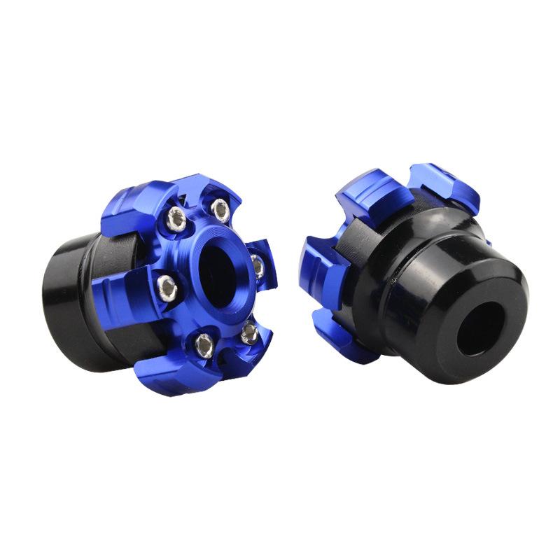 1 Pair Universal Motorcycle Aluminum Anti-fall Shock Absorption CNC Front Fork Cup Modification Tool Anti-collision Bumper