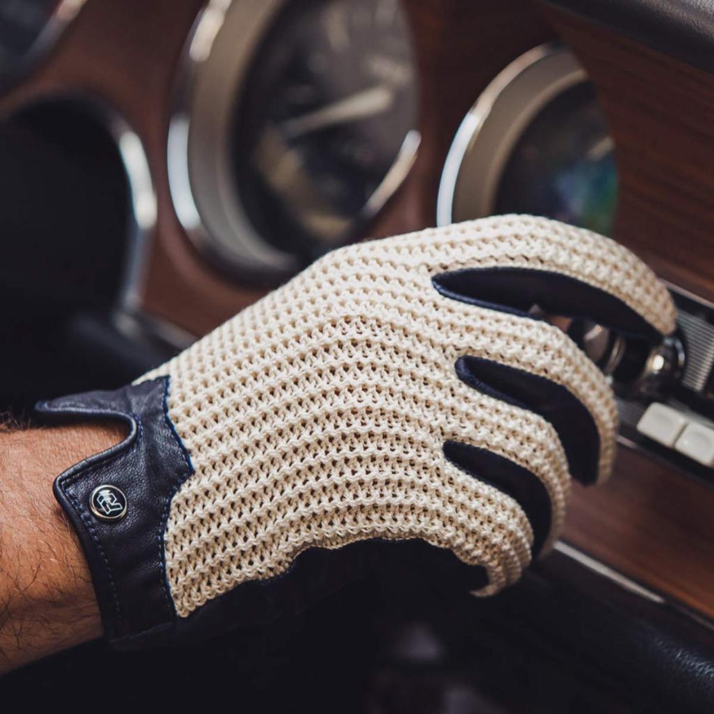 AUTODROMO STRINGBACK DRIVING for and Comfortable Size Navy GLOVES, Unisex, Driving, Motorcycles, Touring, Fit, Small,