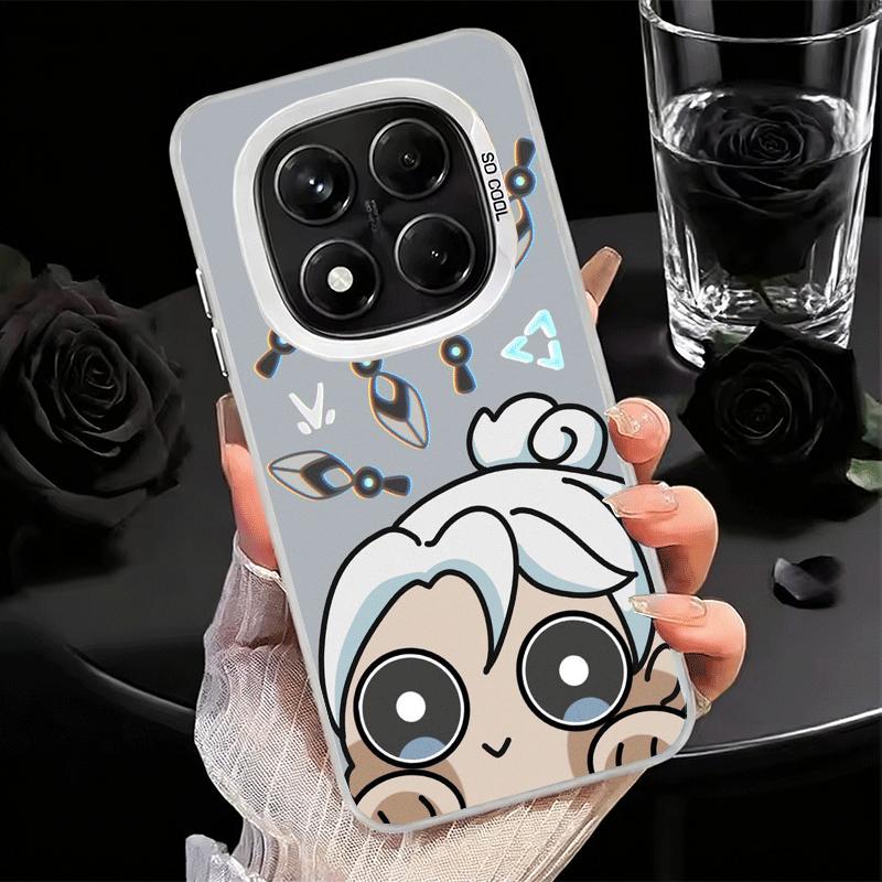 

V-Valorant Cute Catoon Soft Phone Case for Xiaomi Redmi Note 13 14 15 Pro Plus 12S 12 11S 11 11T 10S 10 Shockproof Cover Back Sh Redmi Note15ProPlus