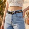 Retro Styl Bohema Pas Modny Haftowany Kwiatowy Pasek Szydełkowany Kwiatowy Pasek Damski