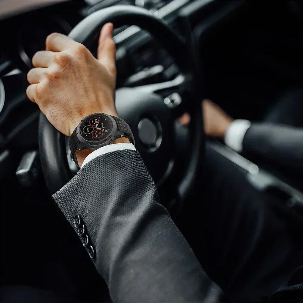 26mm 22mm Klittenband Nylon Bandje Voor Garmin Fenix 7 7X Pro 6/Epix Pro Gen 2 47mm 51mm/Enduro/TACTIX/Forerunner 965 955 Horlogeband