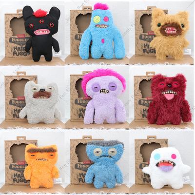 100% Original Fuggler Plush Toys Funny Ugly HAIRY FUGGS Series Tooth Monster Stuffer Plushies Cute Sir Belch Screech Dolls Gifts