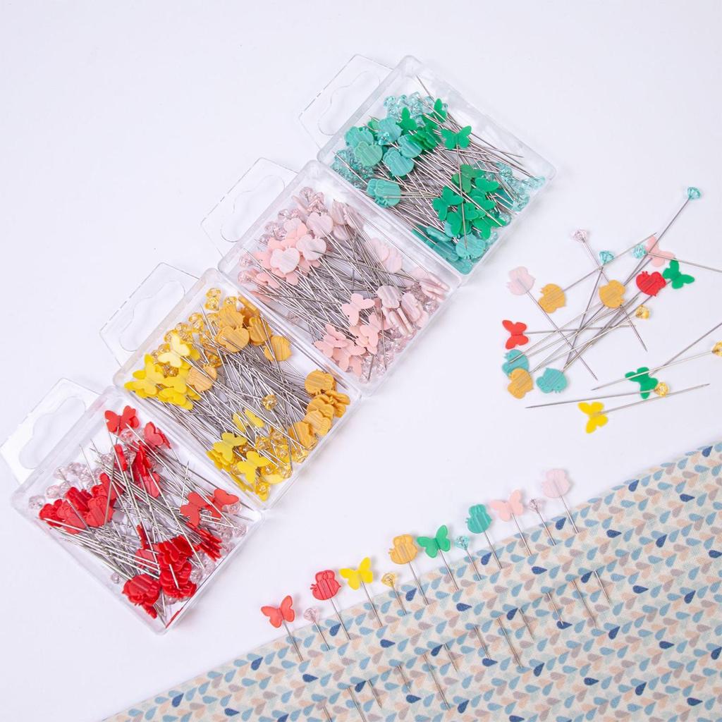 Pins Sewing Dressmaker Marking Needle Reusable Sewing Aid Supplies For Embroidery Crafts Specimen Fixing 80 Pieces Quilting