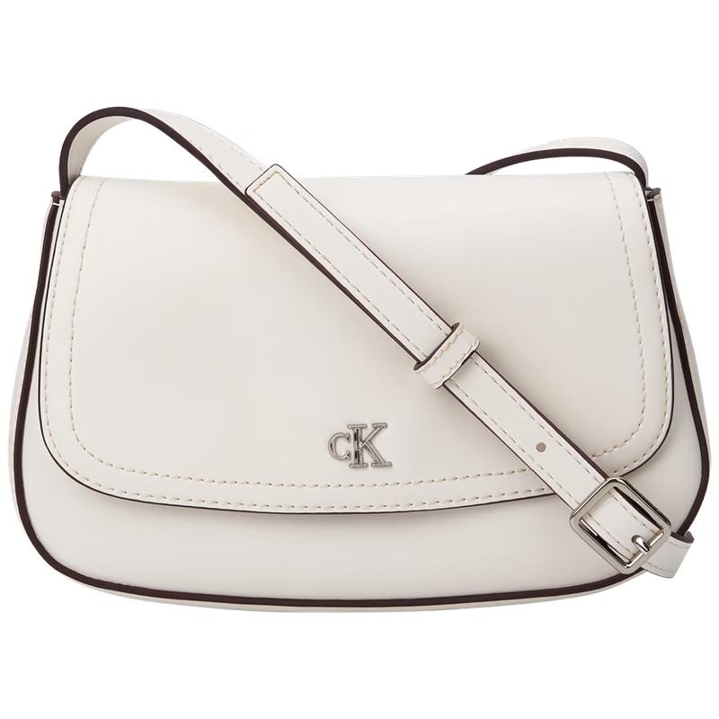 Calvin Klein 2026 S/S Metal Letter Flap Saddle Bag One Size