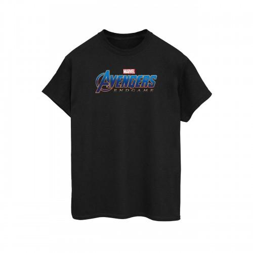 Avengers Endgame Mens Logo Cotton T-Shirt XL blanc