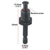 Adapter Hex Shank Male Thread Parts Replacement Steel