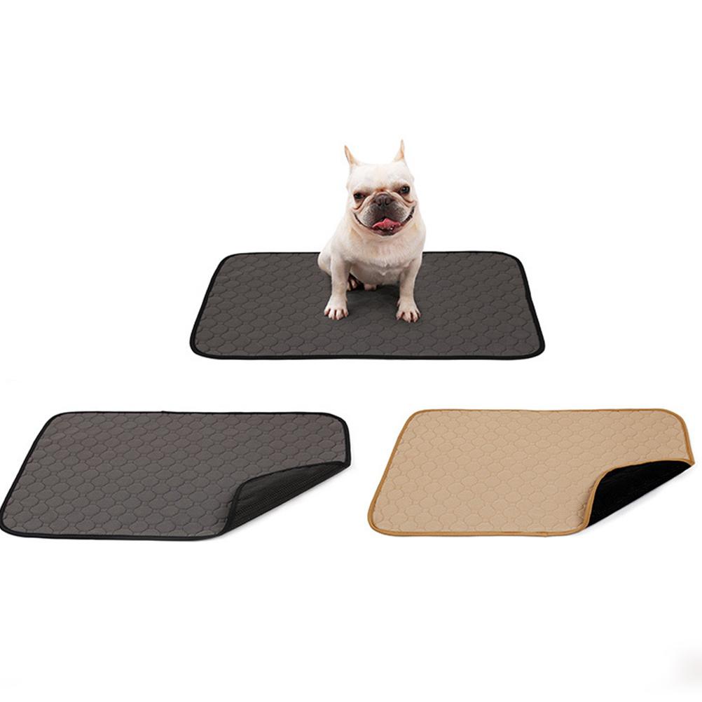 Washable Reusable Pet Dog Cat Pee Pads Waterproof Size Beige Special Design Anti-Slip Pet Pee Pad Puppy Training Pad M