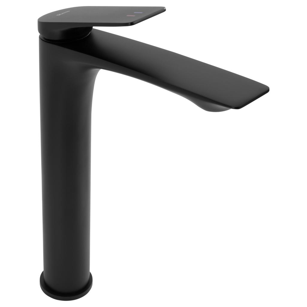 Bateria umywalkowa avalon czarna wysoka sku rea-b1126
