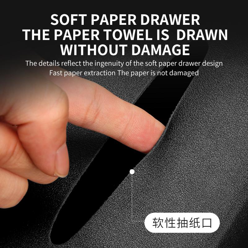 Auto Taschentuchbox hängend Sonnenblende Stuhllehne Armlehnenbox Auto Zeichenbox hängend kreativ Leder Auto Innenausstattung