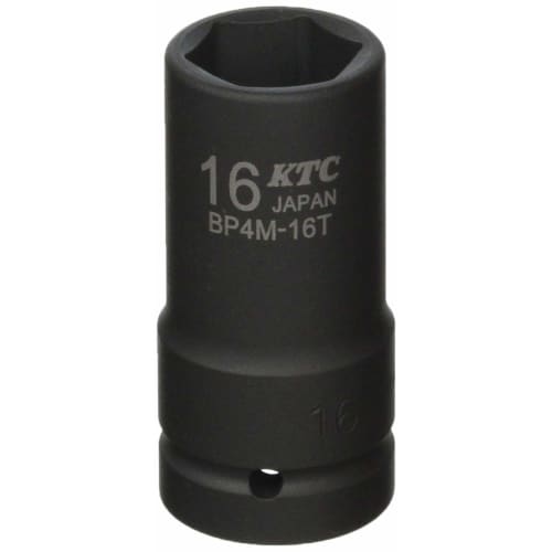 Kyoto Tool (KTC) 12.7mm (1/2-inch) Impact Wrench Socket (Semi-Deep Thin Wall) 16mm BP4M16TP