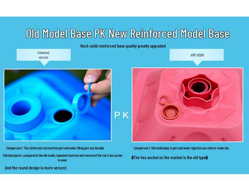 30L Water-Filled Base for Large Outdoor Advertising Sun Umbrella