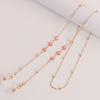 Trendy Colorful Enamel Flower Eyeglass Chain & Mask Lanyard for Women