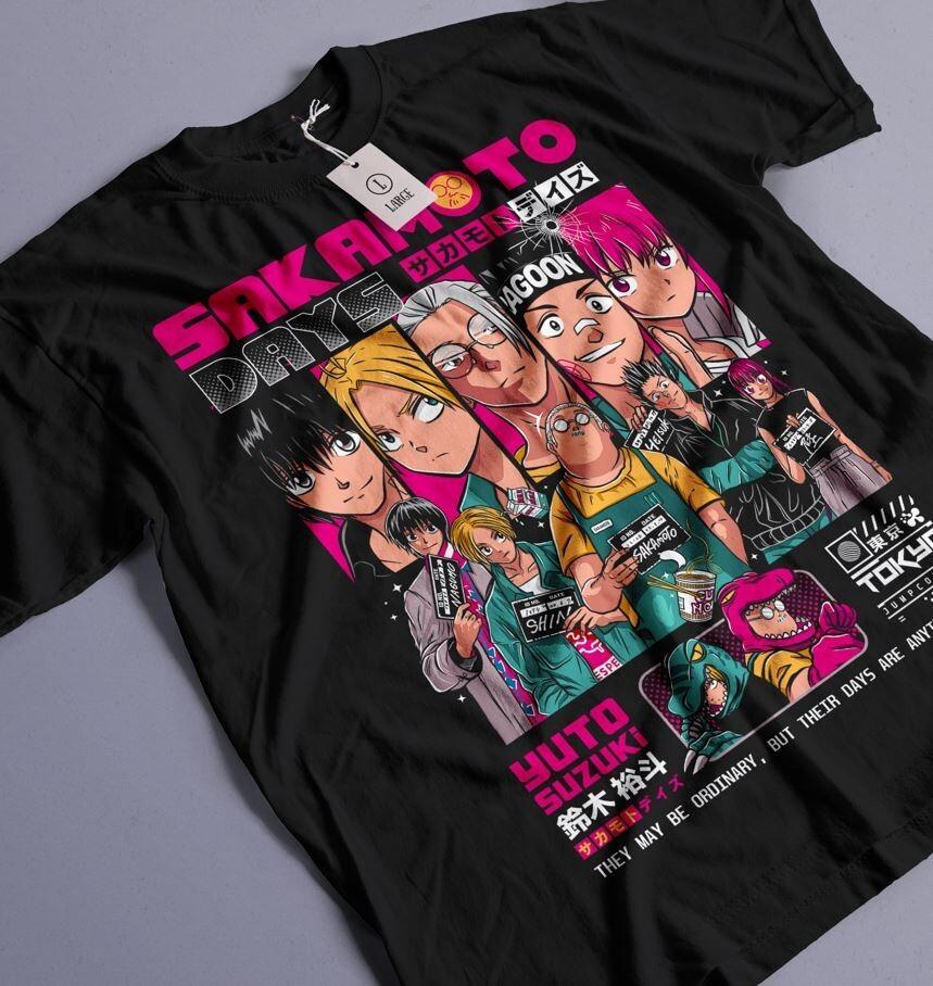 

Аниме Винтаж Специальная Унисекс Футболка Футболка Манга Аниме Любовь Футболка Японская 2XL