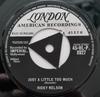 7inch Record RICKY NELSON - Just  A Little Too Much 45HLP8927 London Records 1958 UK Rock Used