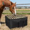 Oxford Cloth Horse Feeding Bag Heavy Duty Waterproof Rolling Bale Bag Folding Large Capacity Horse Slow Feed Bag Barn Stable Use