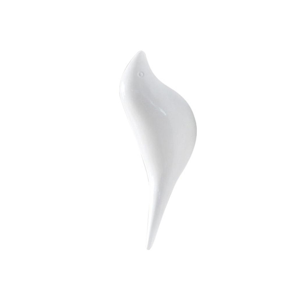 Gancio da parete creativo a forma di uccello decorazione per la casa gancio in resina effetto legno gancio 3D gancio appendiabiti