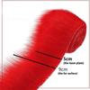 1Pc 9CM*1.5M Soft Apparel Sewing Fluffy Trimming Faux Fur Ribbon Tapes Plush Fur Stripe Long Plush Fur Fabric Trim Fabric Roll