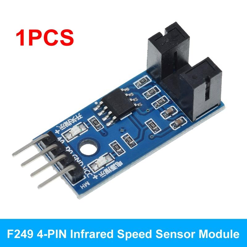 Photoelectric Beam Speed Sensor Module 3.3V-5V Slot-Type Optocoupler Tacho-Generator Counter For Arduino/51/AVR/PIC Diy Kit