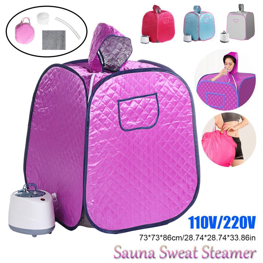 1,5L Tragbare Sauna-Tasche Dampfduschen-Generator Infrarot-SPA Gewichtsverlust Kalorienverbrauch Sauna-Zeltraum Duschkabine Badehaus 1000W