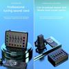 F9 Live Sound Card Auditory Mixing Console with Wireless Auto Pairing Enhances Singing and Recording Experience