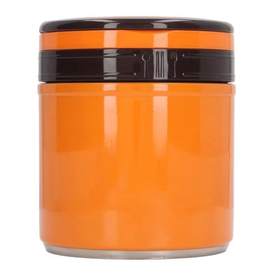 Insulated Food Jar 304 Stainless Steel Japanese Style Round Shape Vacuum Lunch Food Container for